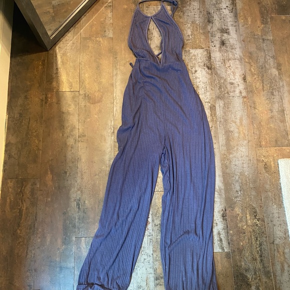 Free People Pants - Free People movement cut out tie back jumpsuit